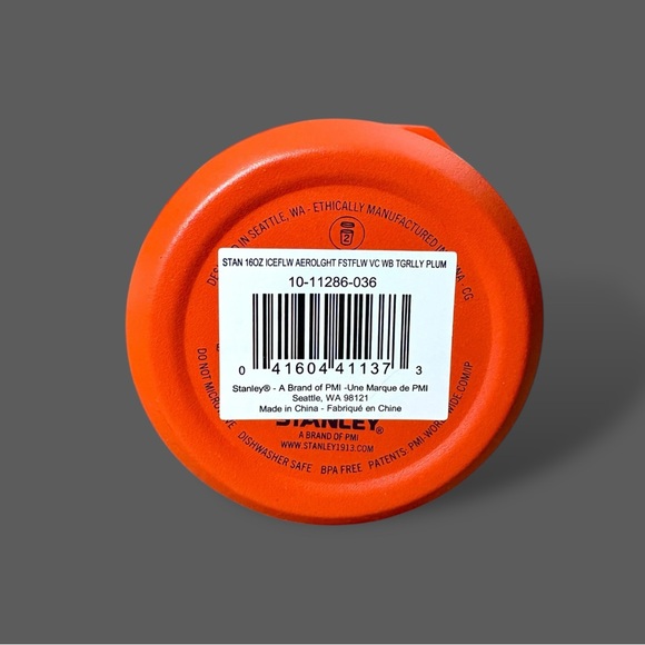 Stanley IceFlow Fast Flow Insulated Water Orange Bottle 16 oz - Picture 8 of 14